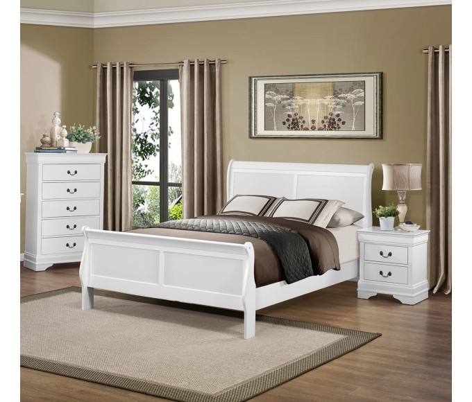 Louis Philippe Mini Suite - White